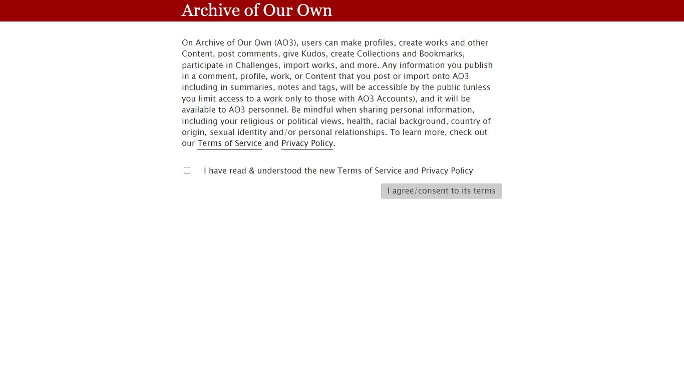 Home | Archive of Our Own